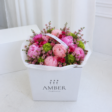 Load image into Gallery viewer, Vibrant Pink Garden Flower Bouquet