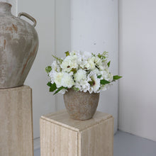 Load image into Gallery viewer, White Faux Flower Arrangement