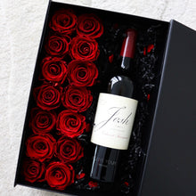 Load image into Gallery viewer, Personalized Flower and Wine Gift Set