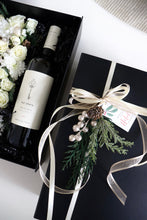 Load image into Gallery viewer, Flower & Wine Gift Box (White)