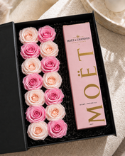 Load image into Gallery viewer, Pink Eternal Rose & Liquor Gift Box
