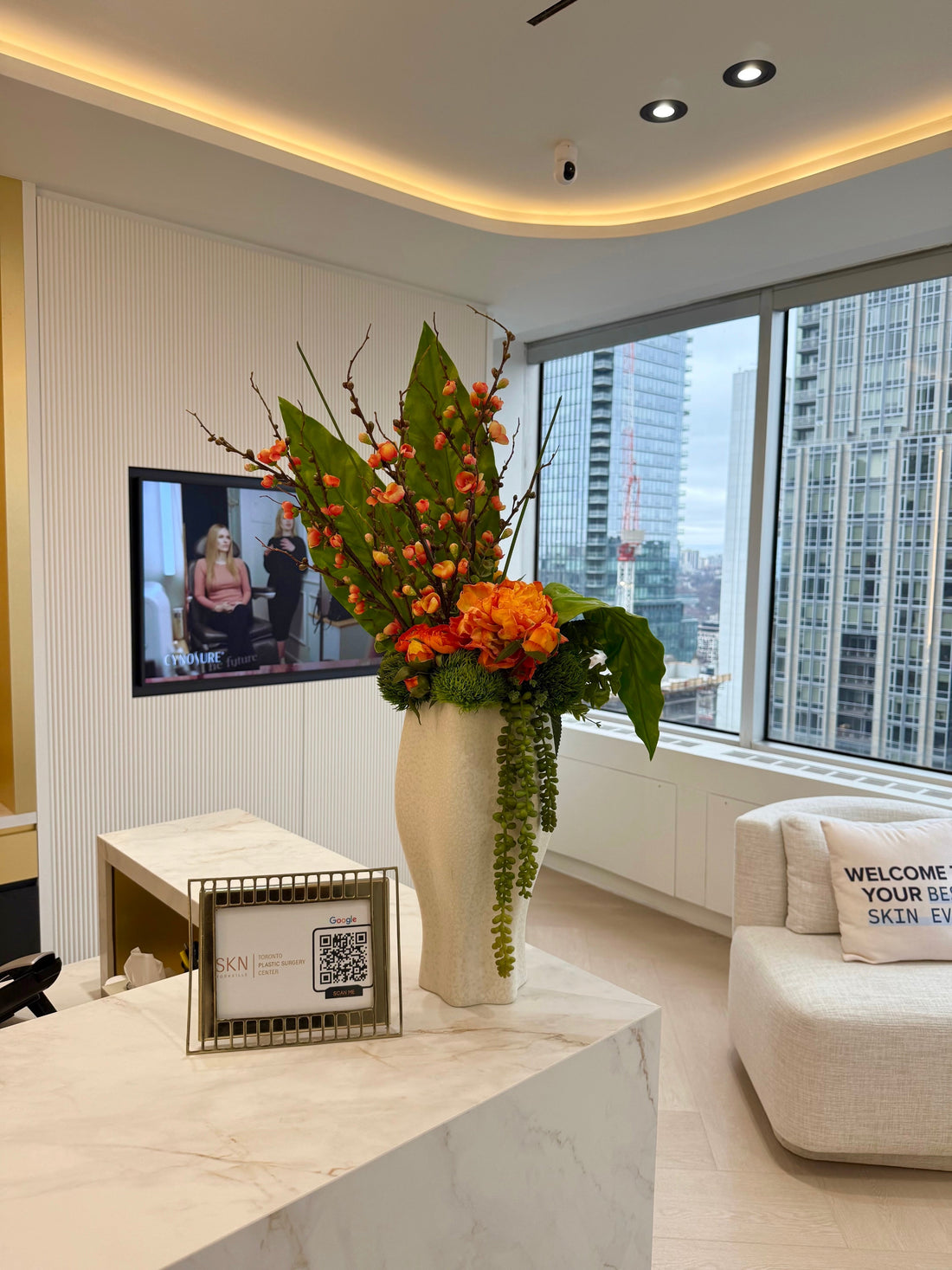 Faux (Artificial) Flower Subscription for Offices in Toronto