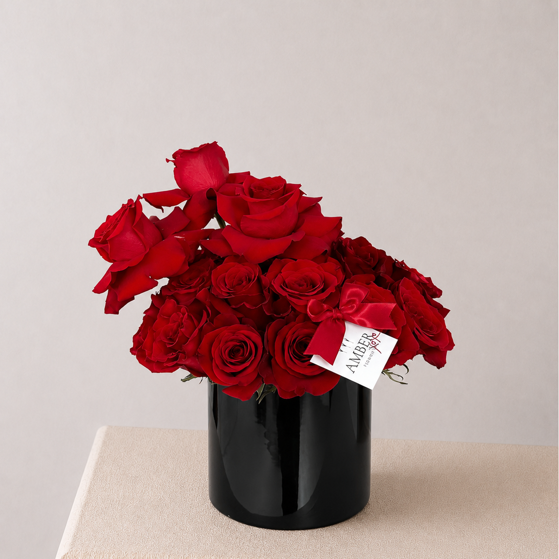 Red Rose Vase Arrangement