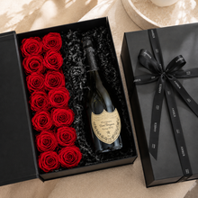 Load image into Gallery viewer, Red Eternal Rose &amp; Liquor Gift Box
