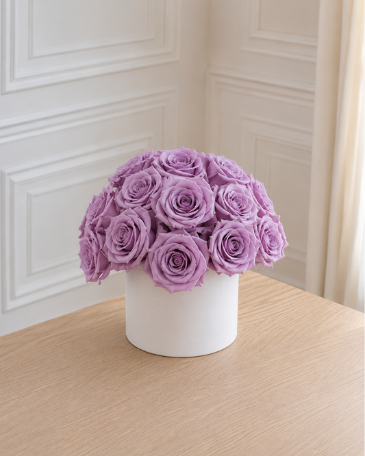 Lavender Eternal Rose Arrangement