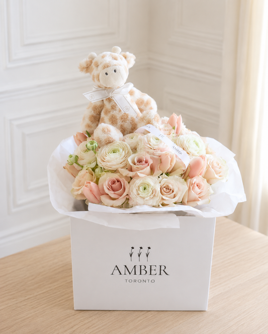 Cream Welcome New Baby Bouquet