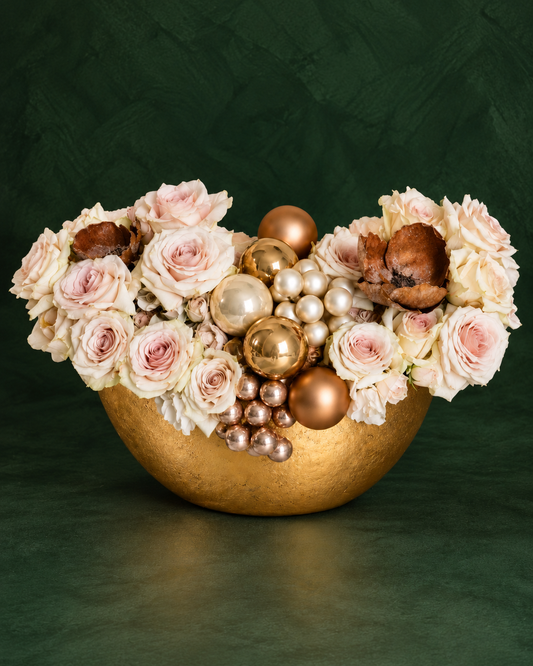 Champagne Christmas Statement Arrangement