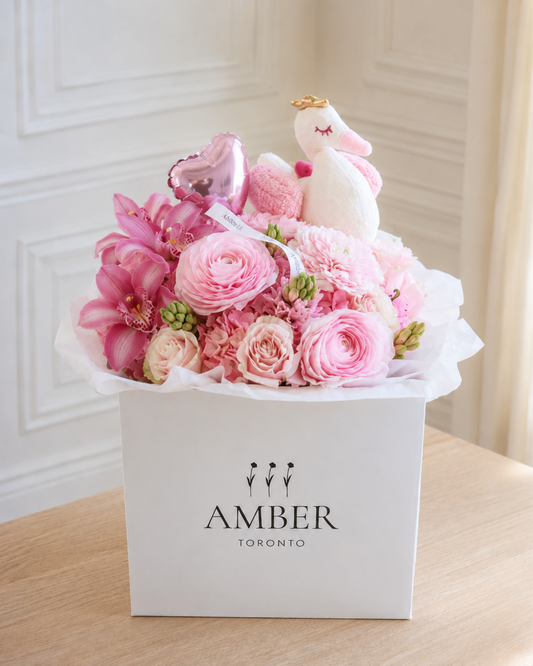 Pink Welcome Baby Girl Bouquet