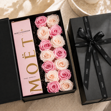 Load image into Gallery viewer, Pink Eternal Rose &amp; Liquor Gift Box
