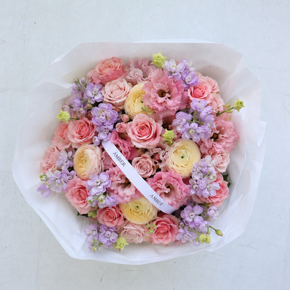 Pastel Garden Flower Bouquet