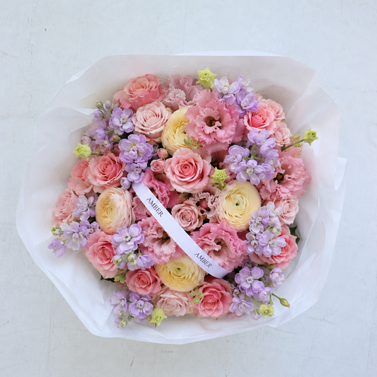 Pastel Garden Flower Bouquet