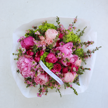 Load image into Gallery viewer, Vibrant Pink Garden Flower Bouquet
