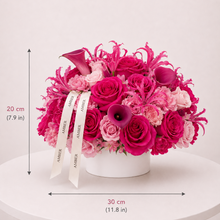 Load image into Gallery viewer, Fuchsia Bloom Flower Arrangement
