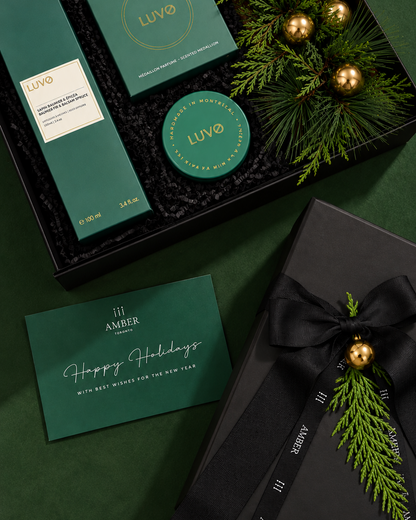 Home Fragrance & Winter Greenery Gift Box