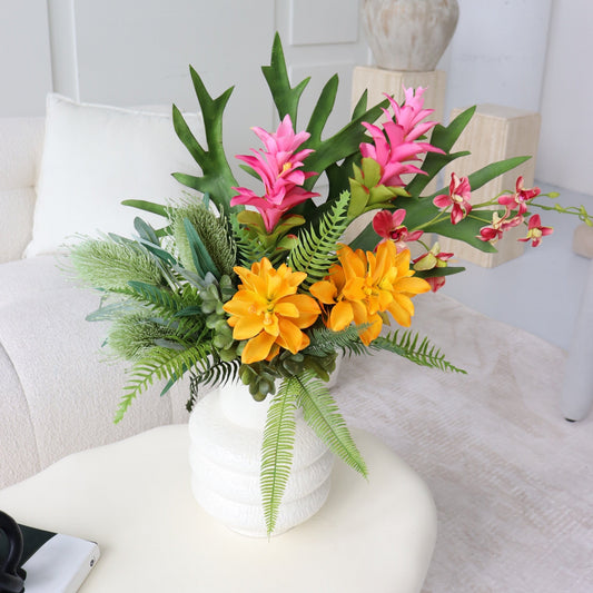 Exotic Faux Floral Display