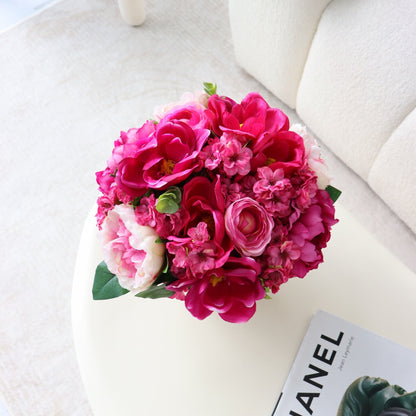 Faux Pink Blooms