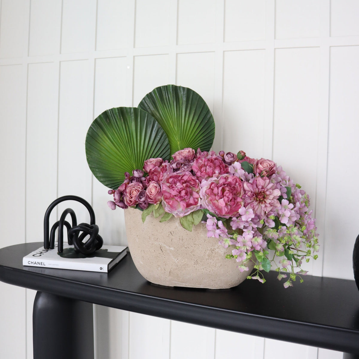 Bold & Lush Purple Artificial Flower Display