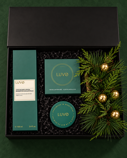 Home Fragrance & Winter Greenery Gift Box