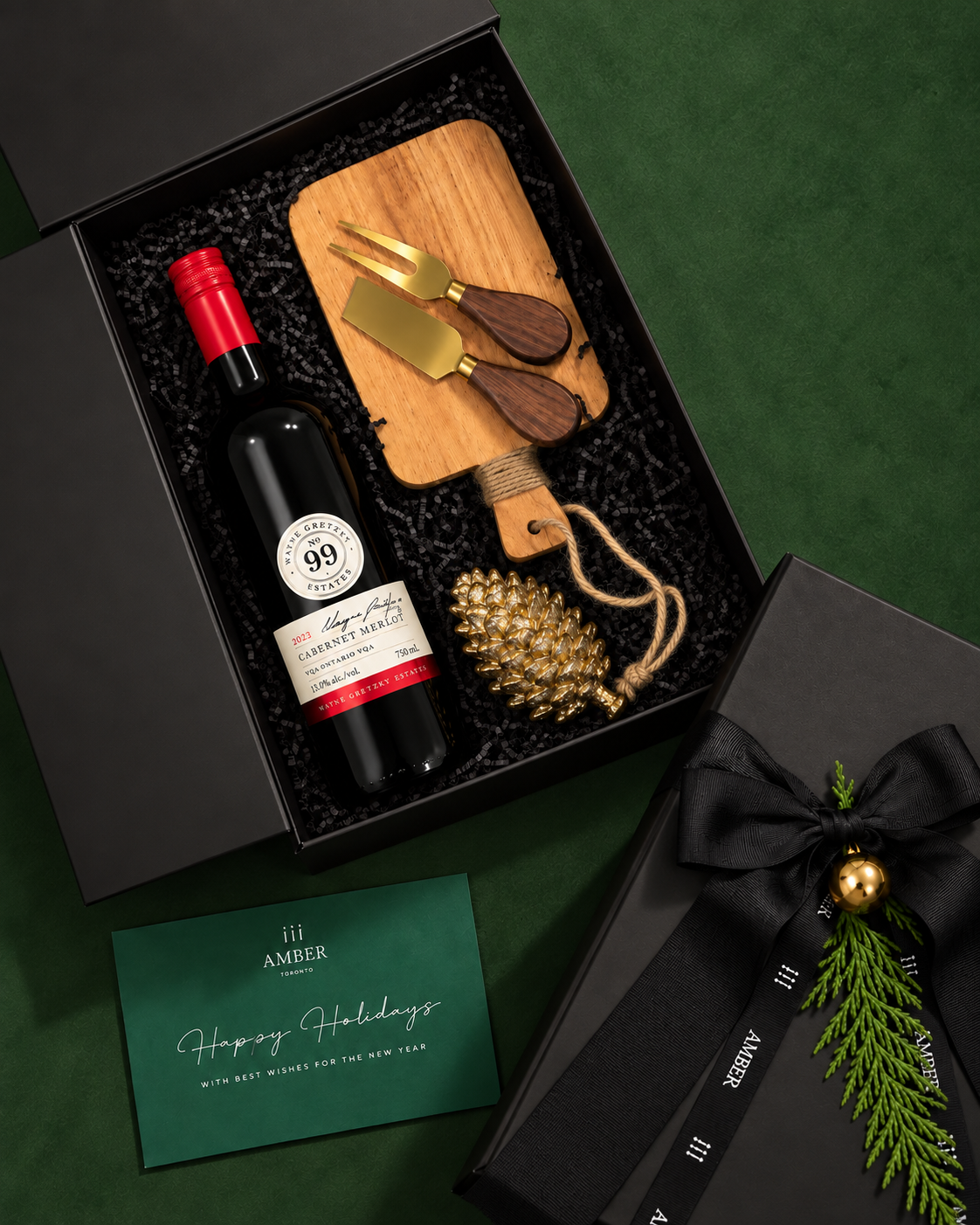 Wine & Cheese Board Gift Box