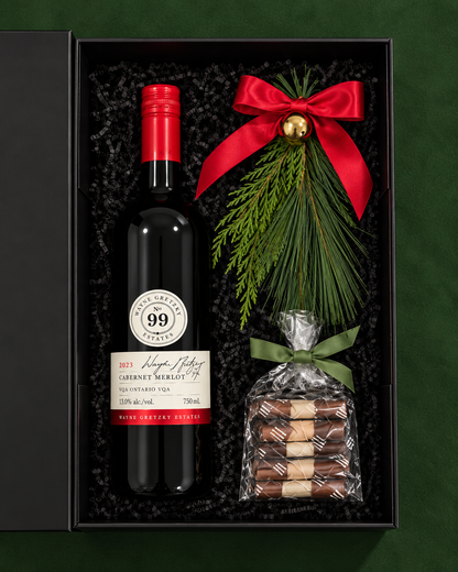 Wine & Chocolate Holiday Gift Box
