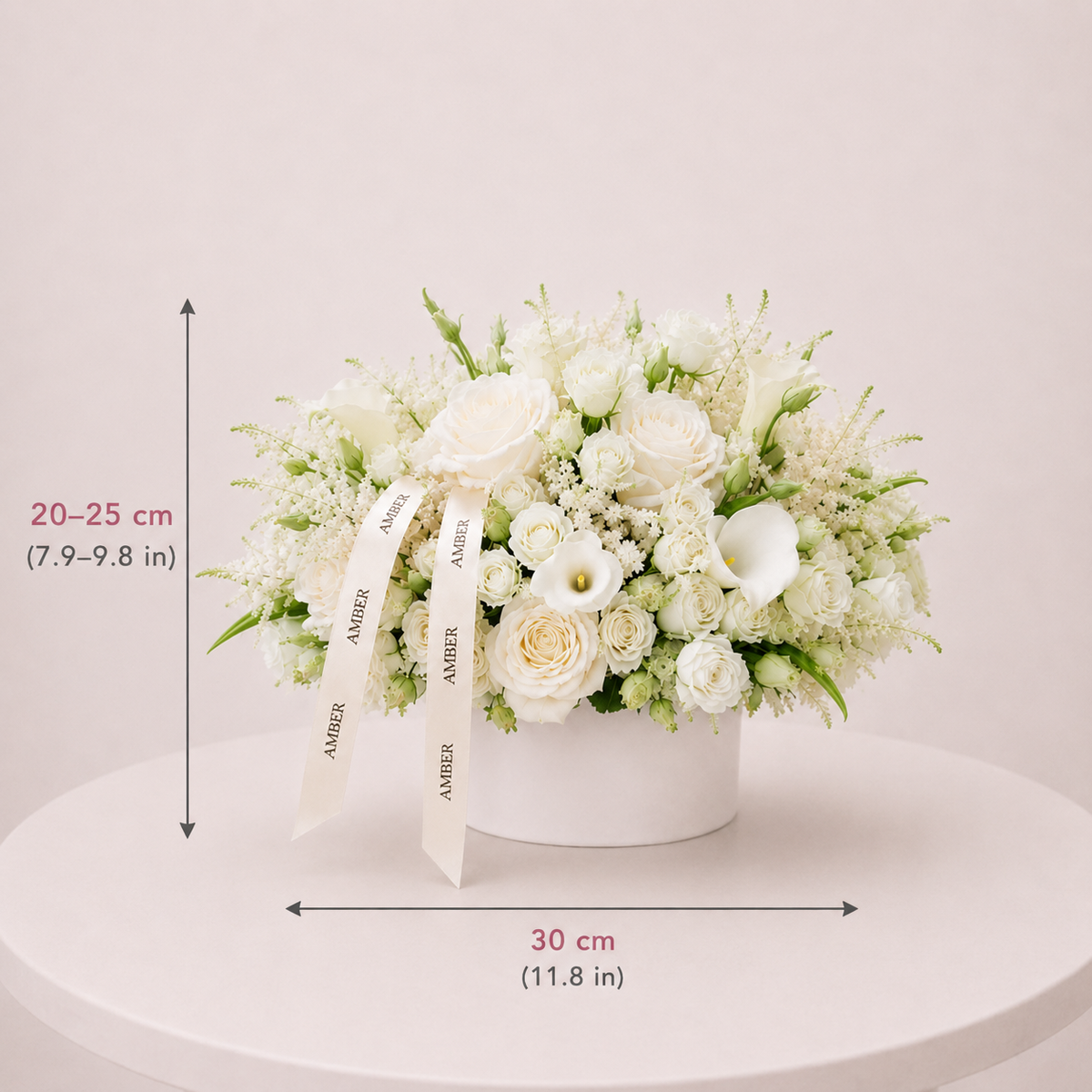 White Garden Flower Arrangement
