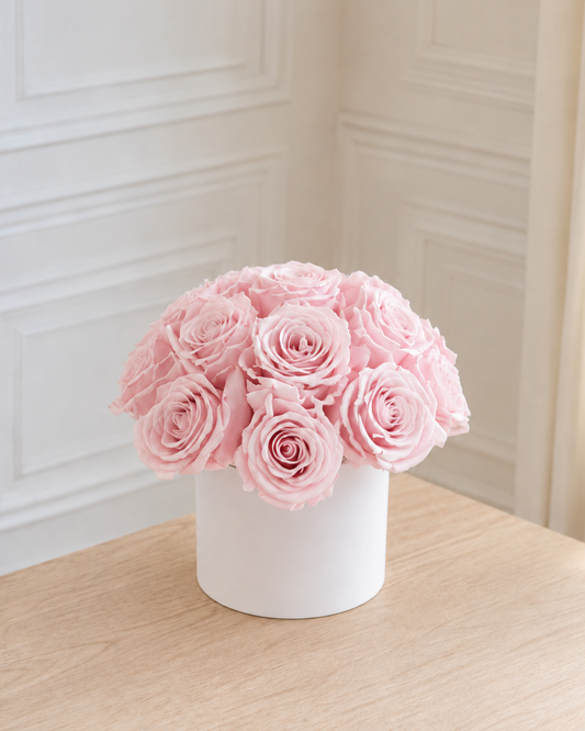 Baby Pink Eternal Rose Arrangement